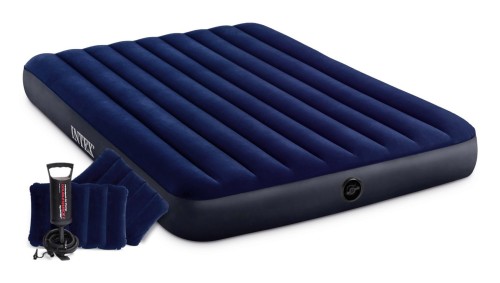 Intex DuraBeam Classic Downy Queen Podwójny materac Niebieski Unisex - 2632064