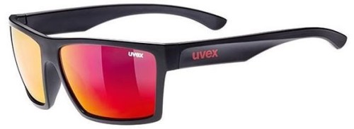 OKULARY UVEX LGL 29 CZARNO CZERWONE - 2632613
