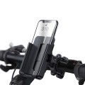 Wozinsky metalowy uchwyt na telefon do roweru, hulajnogi czarny (WBHBK3) - 2632740