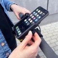 Wozinsky metalowy uchwyt na telefon do roweru, hulajnogi czarny (WBHBK3) - 2632746