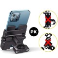 Wozinsky metalowy uchwyt na telefon do roweru, hulajnogi czarny (WBHBK3) - 2632745