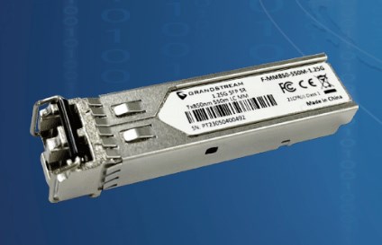 Grandstream SFP+ Moduł Światłowodowy (Multi-Mode, 850nm Wave-Length, 550-Meter, 1.25Gbps) | Sieć | Moduły SFP - 2638259