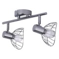 Listwa reflektorowa podwójna sufitowa ścienna chrom Activejet GIZEL kinkiet E14 do salonu - 2608664