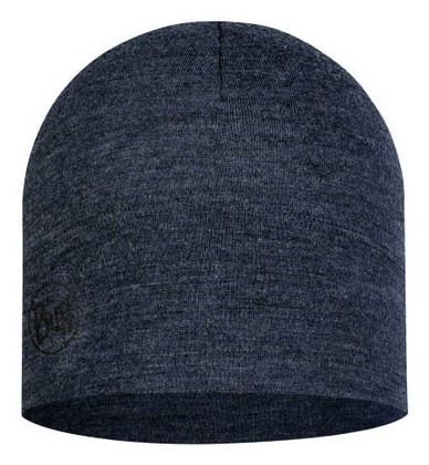 BUFF Czapka MERINO MIDWEIGHT BEANIE MELANGE NIGHT BLUE - 2630620