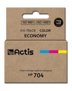 Actis KH-704CR Tusz (zamiennik HP 704 CN693AE; Standard; 9 ml; kolor) (WYPRZEDAŻ)