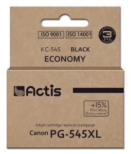 Actis KC-545 Tusz (zamiennik do Canon PG-545XL; Supreme; 15 ml; 207 stron; czarny). (WYPRZEDAŻ)
