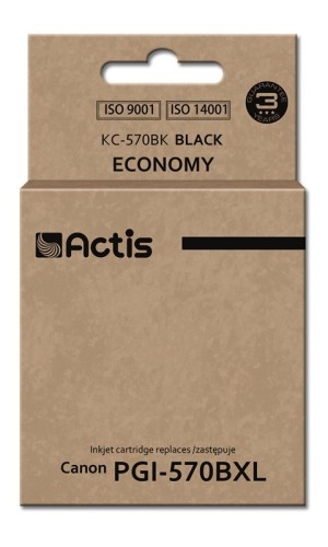 Actis KC-570BK Tusz (zamiennik Canon PGI-570BK; Standard; 22 ml; czarny) (WYPRZEDAŻ) - 2634425