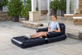 Bestway 75114 / 23 nadmuchiwane krzesło do salonu Czarny - 2632186
