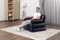 Bestway 75114 / 23 nadmuchiwane krzesło do salonu Czarny - 2632178