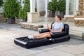 Bestway 75114 / 23 nadmuchiwane krzesło do salonu Czarny - 2632185