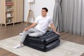 Bestway 75114 / 23 nadmuchiwane krzesło do salonu Czarny - 2632187