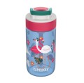 Kambukka butelka na wodę dla dzieci Lagoon 400ml Blue Flamingo - 2632555