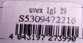 OKULARY UVEX LGL 29 CZARNY - 2632625