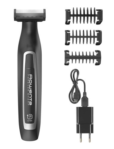 Rowenta TN6000 Bateria 4 5 mm Mokry & Suchy Czarny, Srebrny - 2626500