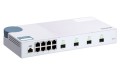 Switch zarządzalny QNAP QSW-M408-4C 8x 1GbE 4x 10GbE SFP+ Biały - 2639255