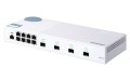 Switch zarządzalny QNAP QSW-M408-4C 8x 1GbE 4x 10GbE SFP+ Biały - 2639256