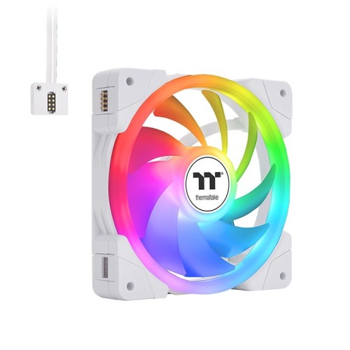 Thermaltake SWAFAN EX12 ARGB Obudowa komputera Chłodnica powietrza 14 cm Biały 3 szt. - 2638143