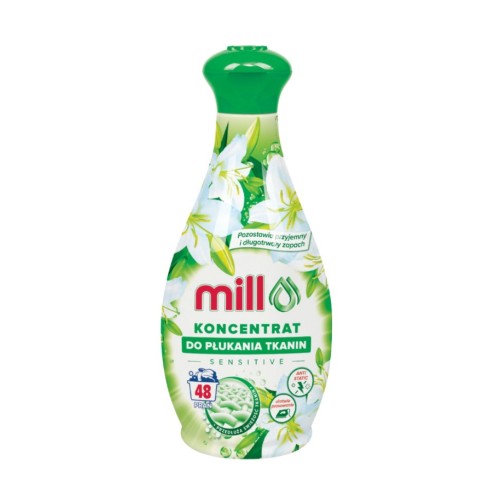 MILL Koncentrat do płukania tkanin SENSITIVE 1,3L 48 płukań (opak.zb 9 szt.) - 2638150