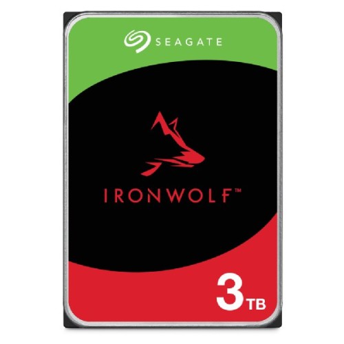 Dysk HDD Seagate IronWolf ST3000VN006 (3 TB ; 3.5"; 256 MB; 5400 obr/min) (WYPRZEDAŻ) - 2641010