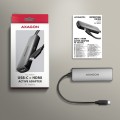 Axagon RVC-HI8KPD, USB-C -> HDMI 2.1 redukce / adaptér, 8K/60Hz, 4K/144Hz, HDR10+, PD100W 0,16 m USB Type-C HDMI + USB Type-C - 2587555