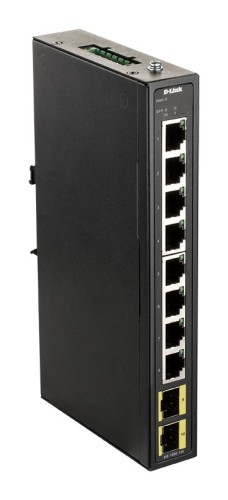 Przemysłowy gigabitowy przełącznik niezarządzalny D-Link z 2 gniazdami SFP - szyna DIN - 2549983