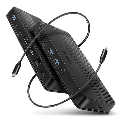 Axagon HMC-U4 stacja dokująca Przewodowa USB4 Czarny - 2590059