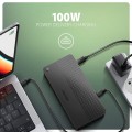 Axagon HMC-U4 stacja dokująca Przewodowa USB4 Czarny - 2590056
