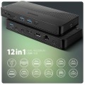 Axagon HMC-U4 stacja dokująca Przewodowa USB4 Czarny - 2590049