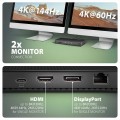 Axagon HMC-U4 stacja dokująca Przewodowa USB4 Czarny - 2590054