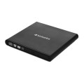 Verbatim External Slimline CD/DVD Writer dysk optyczny DVD±RW Czarny - 2630100