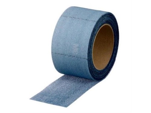 Papier ścierny, rolka, siatka 70mm x 10m, gradacja P120, niebieski - 2642554