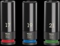 Zestaw kluczy nasadowych 1/2'' Wheel Impaktor C Set, 3 szt. - 2642686