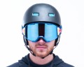RedBull SPECT Solo gogle do sportów zimowych Granatowy (marynarski) Unisex Niebieski Cylindryczna (płaska) soczewka - 2642702