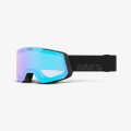 100% SNOWCRAFT Goggle gogle do sportów zimowych Czarny Unisex Zielony, Lustro, Turkusowy Cylindryczna (płaska) soczewka - 2642716