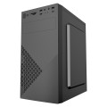 GEMBIRD OBUDOWA FORNAX K170 MINI-TOWER (1X USB 3.1, 2X USB 2.0, 1X USB TYP-C, CZYTNIK KART, 2X MINIJACK) CZARNA - 2642765