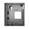 GEMBIRD OBUDOWA FORNAX K170 MINI-TOWER (1X USB 3.1, 2X USB 2.0, 1X USB TYP-C, CZYTNIK KART, 2X MINIJACK) CZARNA - 2642769