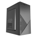 GEMBIRD OBUDOWA FORNAX K170 600W 80PLUS BRONZE MINI-TOWER (1X USB 3.1, 2X USB 2.0, 1X USB TYP-C, CZYTNIK KART) CZARNA - 2642797