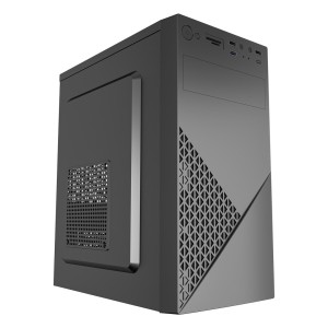 GEMBIRD OBUDOWA FORNAX K170 600W 80PLUS BRONZE MINI-TOWER (1X USB 3.1, 2X USB 2.0, 1X USB TYP-C, CZYTNIK KART) CZARNA