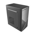 GEMBIRD OBUDOWA FORNAX K170 600W 80PLUS BRONZE MINI-TOWER (1X USB 3.1, 2X USB 2.0, 1X USB TYP-C, CZYTNIK KART) CZARNA - 2642800