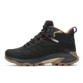 Buty turystyczne Merrell Moab Speed 2 LTR Mid WP - black - 2642893