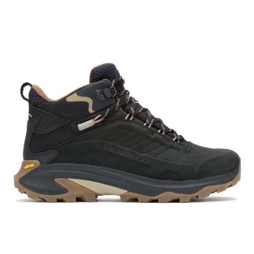 Buty turystyczne Merrell Moab Speed 2 LTR Mid WP - black - 2642974