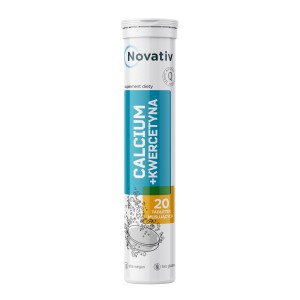 Novativ Calcium + Kwercetyna 20 tabletek musujących