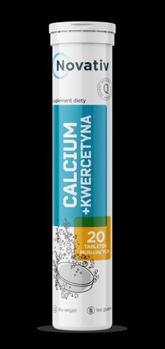 Novativ Calcium + Kwercetyna 20 tabletek musujących - 2642993