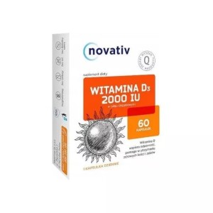 Novativ Witamina D3 2000 IU 60 szt kapsułek