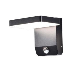 Projektor oprawa elewacyjna V-TAC 17W czujnik ruchu czarna IP65 VT-11020S 4000K 2580lm
