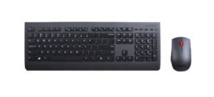 Lenovo Professional Wireless Keyboard and Mouse Combo - Niemiecki - Pełny rozmiar (100%) - Bezprzewodowy - RF Wireless - QWERTZ - Mysz w zestawie
