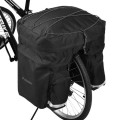 Wozinsky pojemna torba rowerowa 60 l na bagażnik (osłona przeciwdeszczowa w zestawie) czarny (WBB13BK) - 2632735