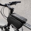 Wozinsky torba rowerowa na ramę + odczepiany pokrowiec na telefon do 6,5" 1,5l czarna (WBB7BK) - 2643849