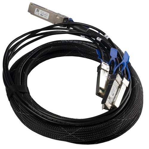 MikroTik XQ+BC0003-XS+ | QSFP28 to 4x SFP28 break-out cable | 1x QSFP28 to 4x SFP28, 3m - 2643933