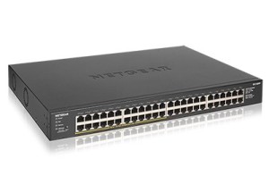 Netgear GS348PP - Niezarządzany - Gigabit Ethernet (10/100/1000) - Pełny dupleks - Power over Ethernet (PoE) - Montaż w szafie